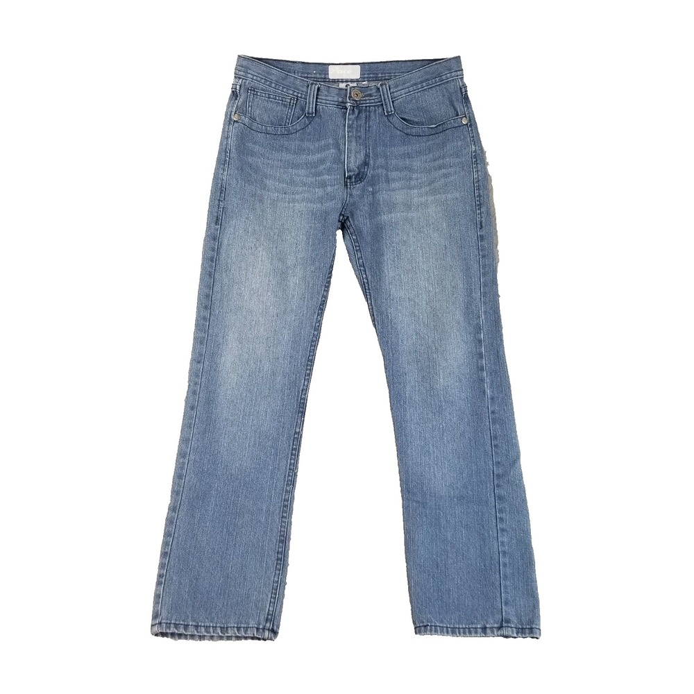 Paco jeans men's 34x32 regular straight blue denim pants retro